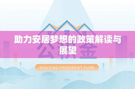 宣恩助力安居梦想的政策解读与展望
