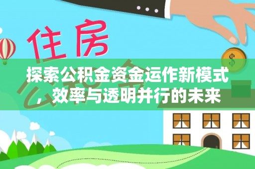宣恩探索公积金资金运作新模式，效率与透明并行的未来