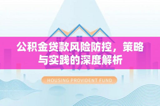 宣恩公积金贷款风险防控，策略与实践的深度解析