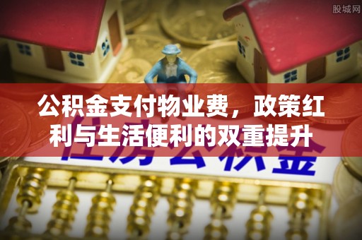 宣恩公积金支付物业费，政策红利与生活便利的双重提升
