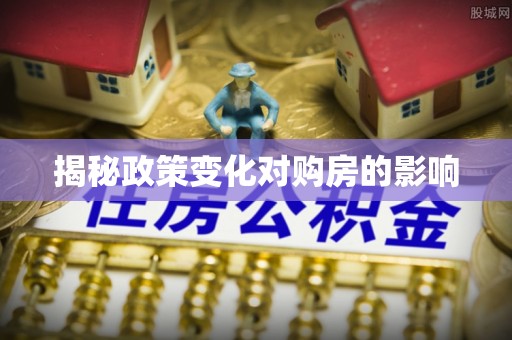 宣恩揭秘政策变化对购房的影响