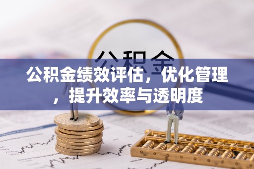 宣恩公积金绩效评估，优化管理，提升效率与透明度