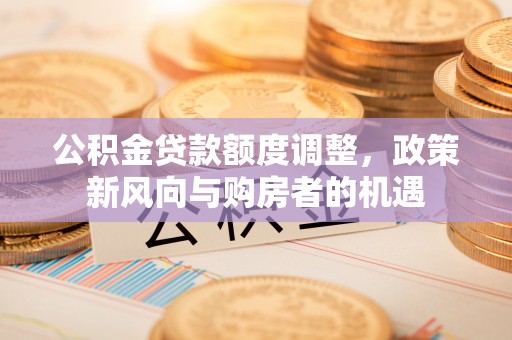 宣恩公积金贷款额度调整，政策新风向与购房者的机遇