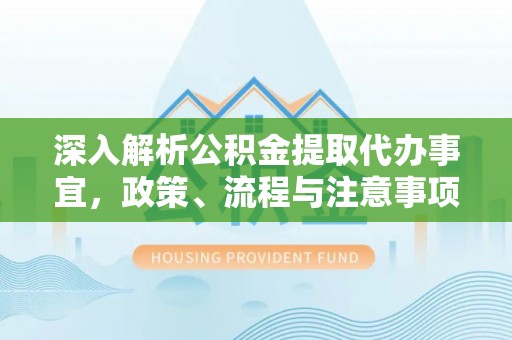 宣恩深入解析公积金提取代办事宜，政策、流程与注意事项全攻略