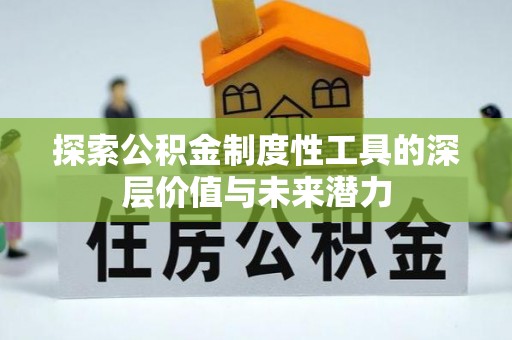 宣恩探索公积金制度性工具的深层价值与未来潜力
