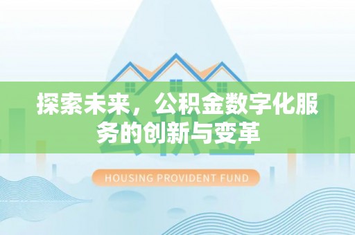 宣恩探索未来，公积金数字化服务的创新与变革