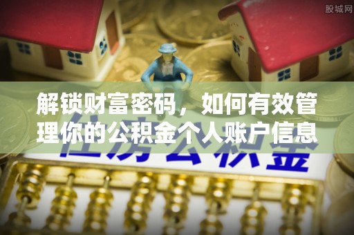 宣恩解锁财富密码，如何有效管理你的公积金个人账户信息