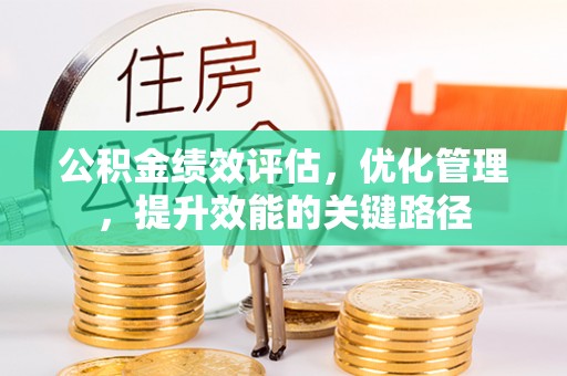 宣恩公积金绩效评估，优化管理，提升效能的关键路径