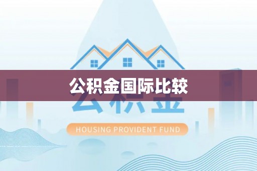 宣恩公积金国际比较